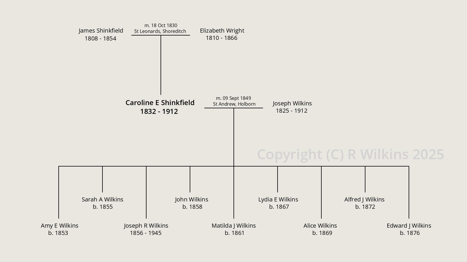 Caroline Elizabeth Shinkfield (1832-1912)